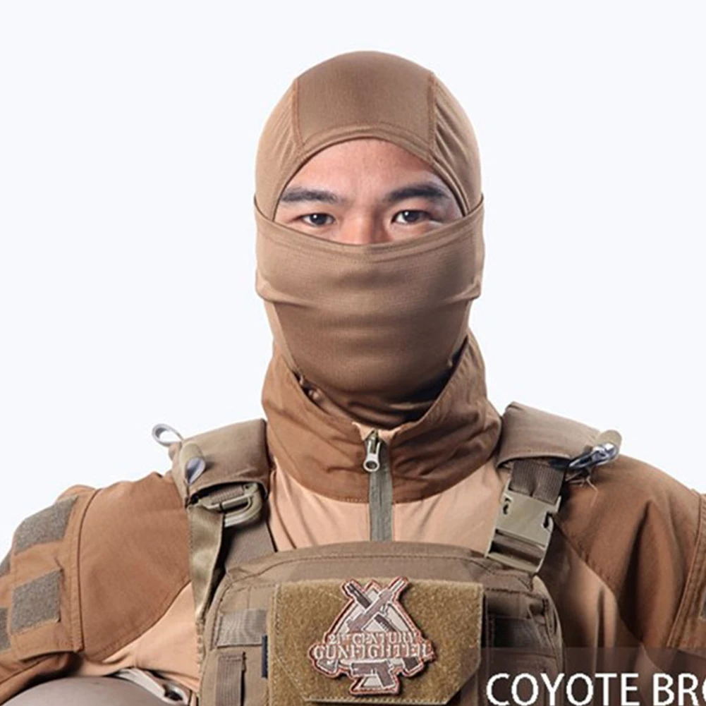 Pasamontañas de camuflaje, bufanda para cara completa, esquí, ciclismo, máscara facial completa, cubierta para cuello, calentador de cabeza, gorro deportivo, forro para casco