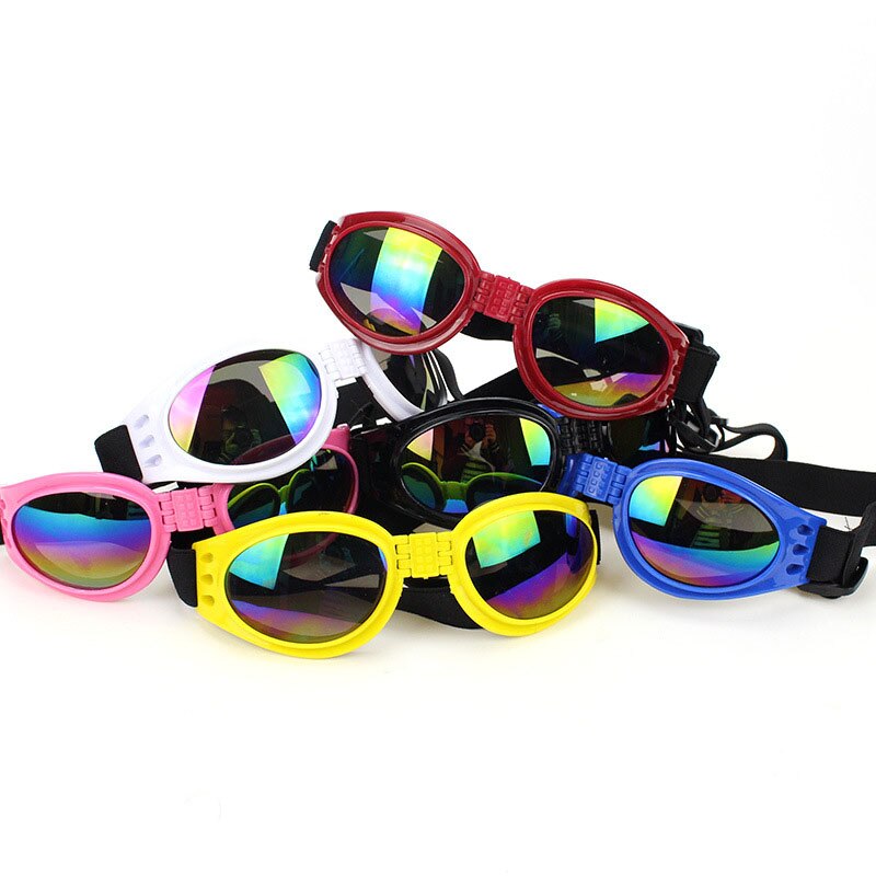 Pet Dog Goggle Vouwen Zonnebril Uv-bescherming Maat Verstelbare Zon Beschermen Bril