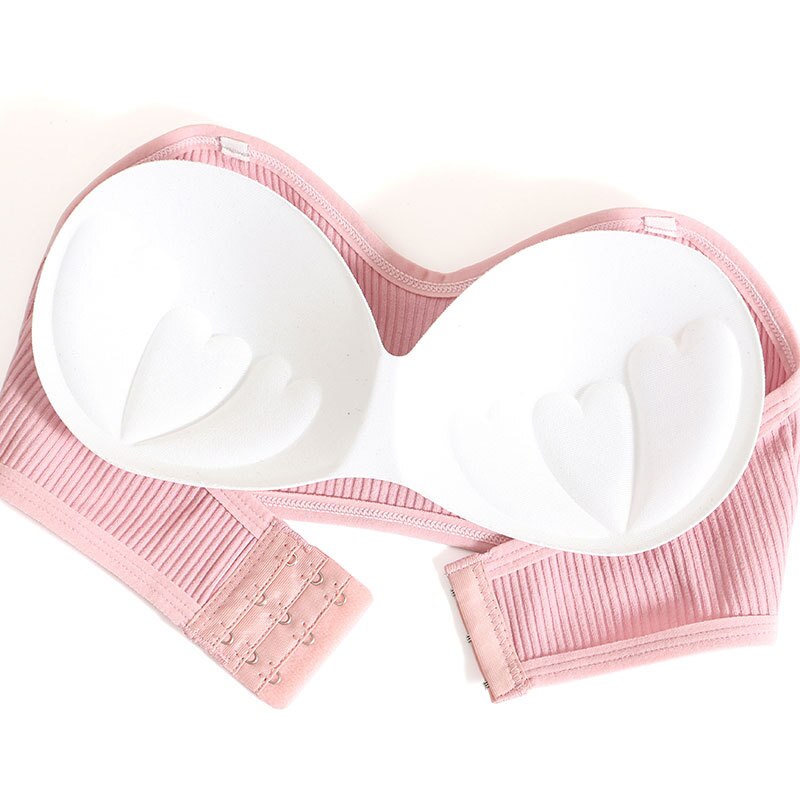 1PCs Sexy Strapless Top Women Tube Top Wrapped Bra Cropped Bandeau Top With Pad Stretchy Lingerie Girl Underwear Tube Tops