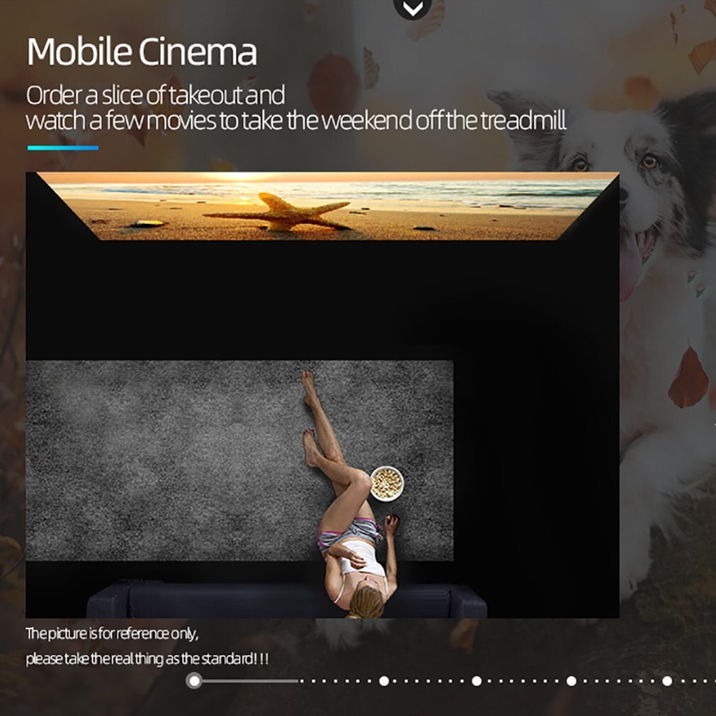 HD Mini Projector 320x240 Pixels Supports 1080P HDMI USB Audio Portable Projector Home Media Video player WiFi Projector Video