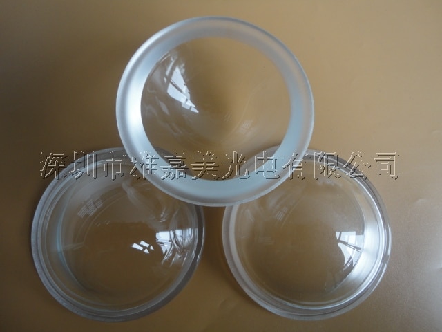 2pcs Optische glas concave-convexe lens 64MM high power LED lens optische lens