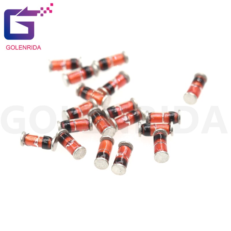 100PCS SMD Switching Diode LL4148 1N4148 glass cylinder 1206 package