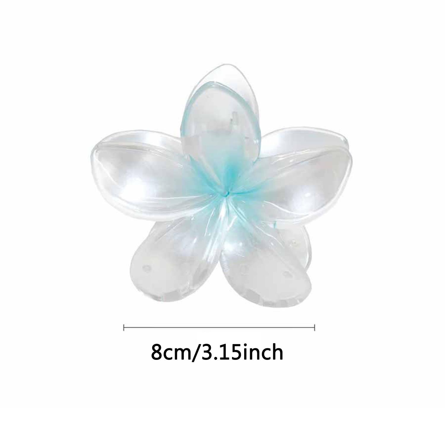 Bohemia Style Flower Hair Claws para mulheres, Crab Clamp, presilhas, gradiente hairpin, grampos de cabelo, praia havaiana, acessórios para meninas