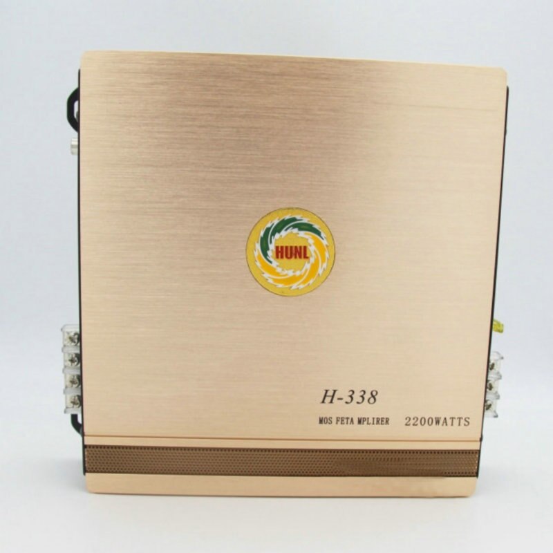2200 Watt Mosfet Goud Klasse Ab Auto Versterker Codering 2 Kanaals Audio Versterkers Hoorn Versterkers Bass Booster