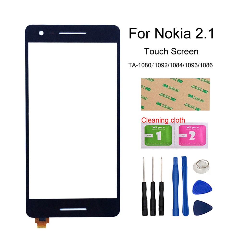 Voor Nokia 4.2/3.2/2.2/2.1 Telefoon Touch Screen Digitizer Telefoon Touch Glas Panel Sensor Montage Onderdelen: 2.1 Black Tools