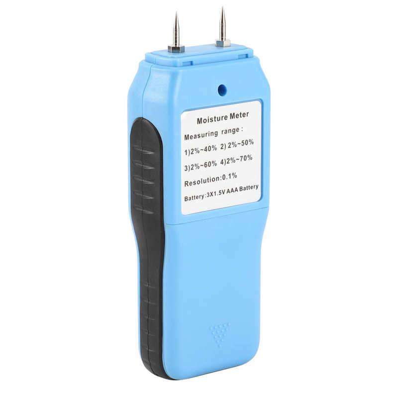 Handheld Digital Wood Moisture Meter Portable LCD Display Wood Humidity Tester Indoor mini Child environmental test 2%-70%