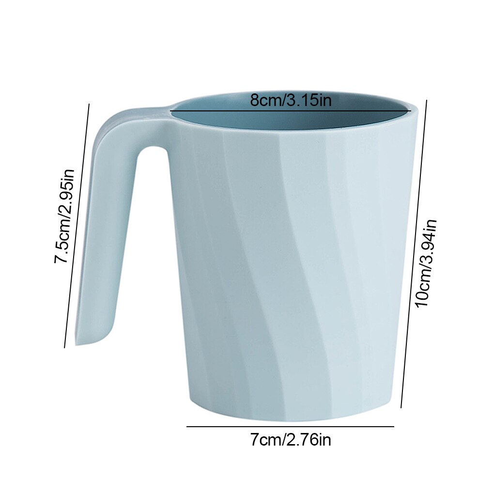 Toothbrush Tooth Cup Plastic Bathroom Tumbler Travel Toiletries Wash Cup Anti-Slip Bathroom Accessories 301 To 400ml For Family