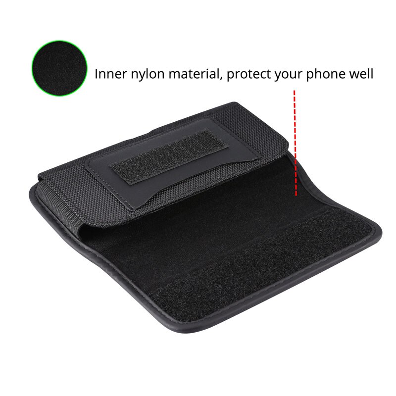 4.7-7.2inch Mobile Phone Waist Bag for Samsung s20 ultra S10E S9 S8plus Holster Belt Clip Pouch for iPhone12 11 pro X XS MAX 7 8