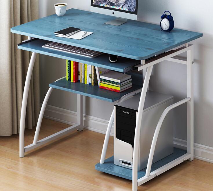 Simple PC Table Laptop Computer Desk Home Office Study Desk Easy Assembly Table Mesa Plegable: Color C