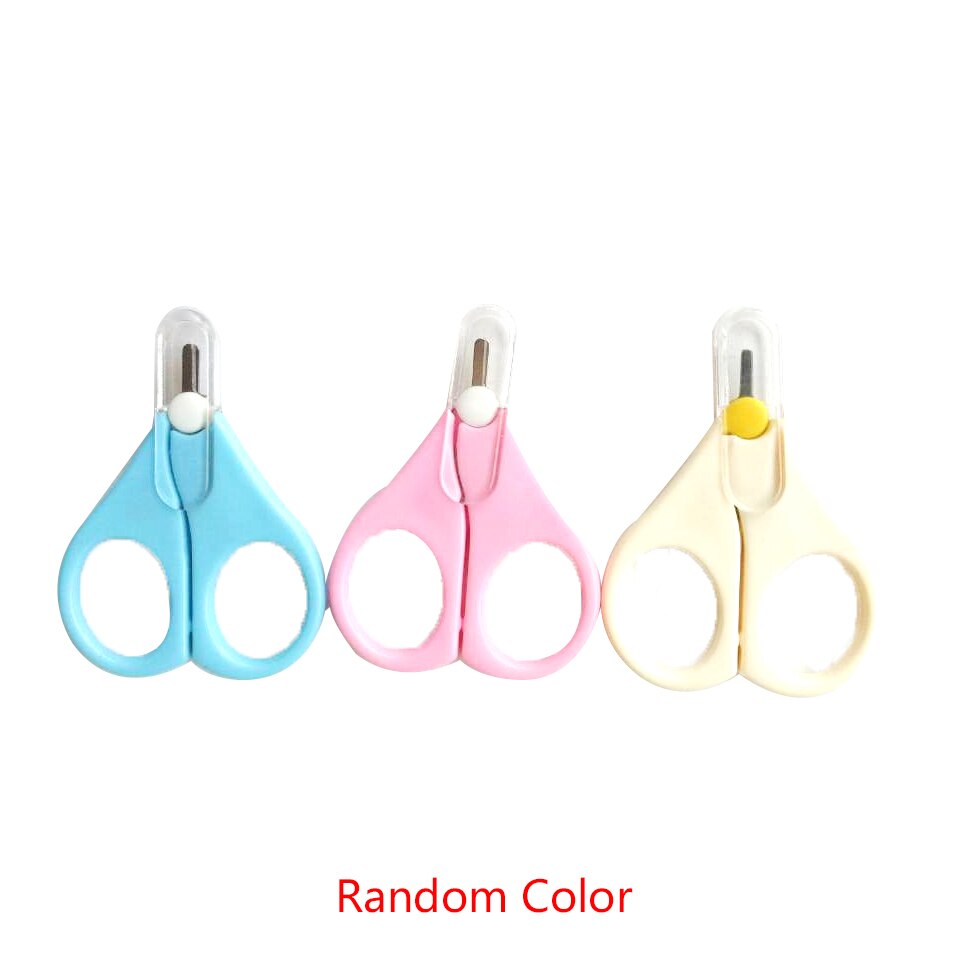 1pc crianças segurança do bebê manicure cortador de unhas clippers tesoura adorável mini clipper trimmer cuidados com as unhas do bebê cor aleatória