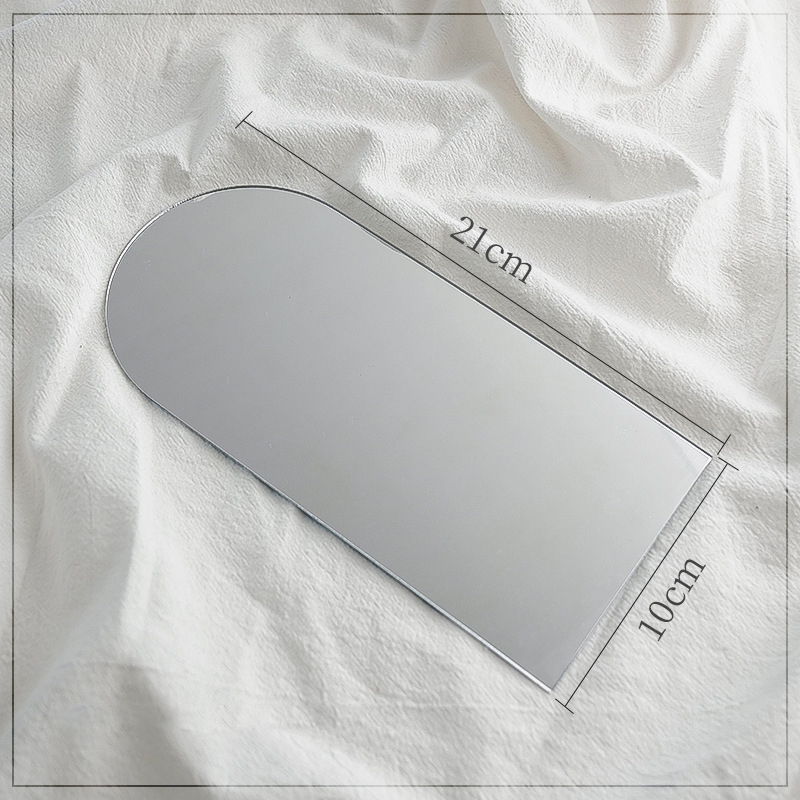 Acrylic Mirror Background for Photography Props Inverted Reflection Art Photo Reflective Jewelry Fotografia INS Shoot: Coffee