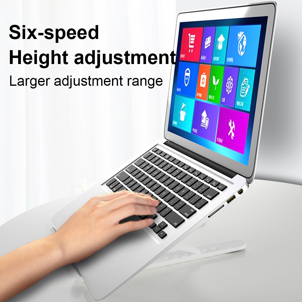 Adjustable Laptop Stand Holder Portable Notebook Base Support Stand For Macbook PC Laptop Computer Stand Riser Cooling Bracket