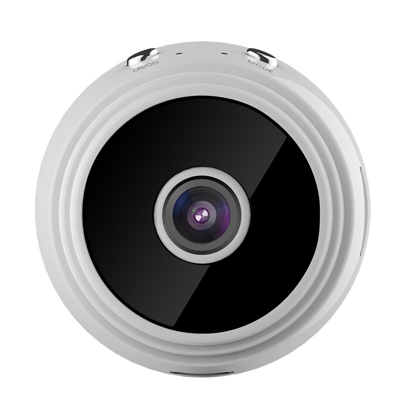 Mini caméra Portable WiFi caméra extérieure/maison Micro voix Surveillance vidéo sans fil 1080P DVR caméra de nuit: 02 white