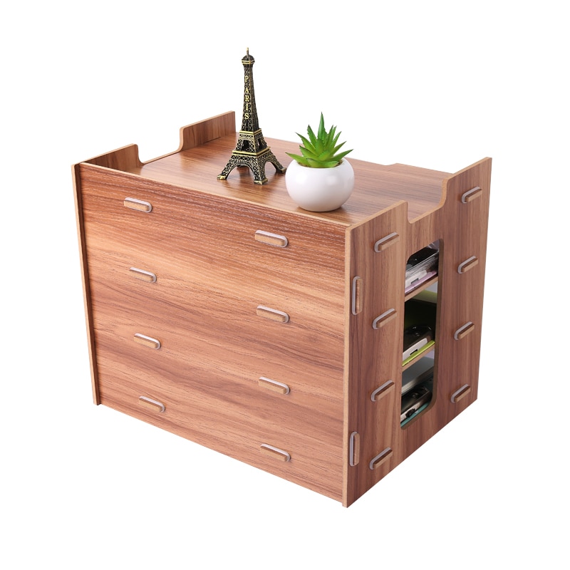 Wood Magazine Holder Eco Friendly File Holder Desk Supplies Organizer File Folder Racks Storage Box Magazine Organizers Office