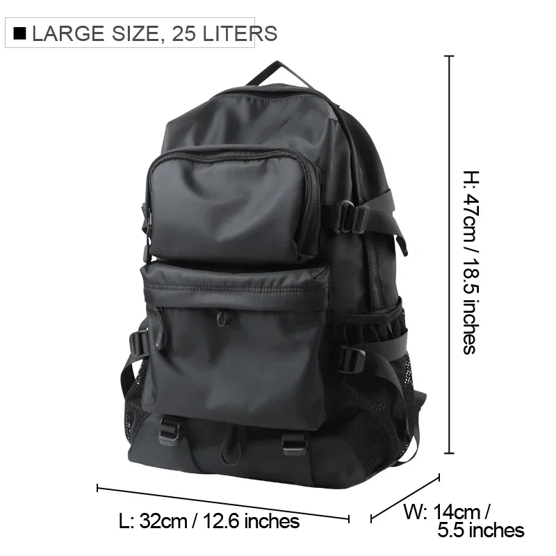 Verkoop goed Casual Street Style Mannelijke Rugzak Grote Capaciteit 17 inch Laptop Reisrugzak Tiding University College Schooltas: Default Title
