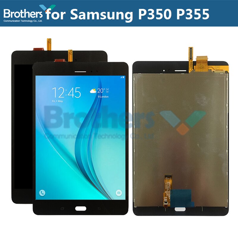 Pantalla LCD para tableta Samsung GALAXY Tab A 8,0 P350 P355, con digitalizador de pantalla táctil, Panel LCD probado