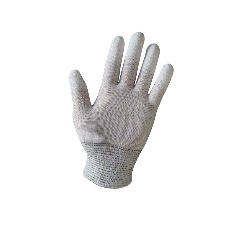 1Pair Antistatic Gloves Anti Static ESD Electronic Working Gloves Pu Finger Coated Finger PC Antiskid for Finger Protection