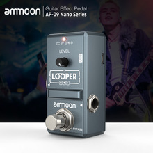 ammoon Looper Guitar Pedal Nano Series Loop Effect Pedal Electric Guitar Effect Pedal Looper True Bypass Unlimited Overdubs