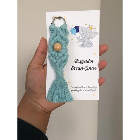 Macrame keychain 464392946