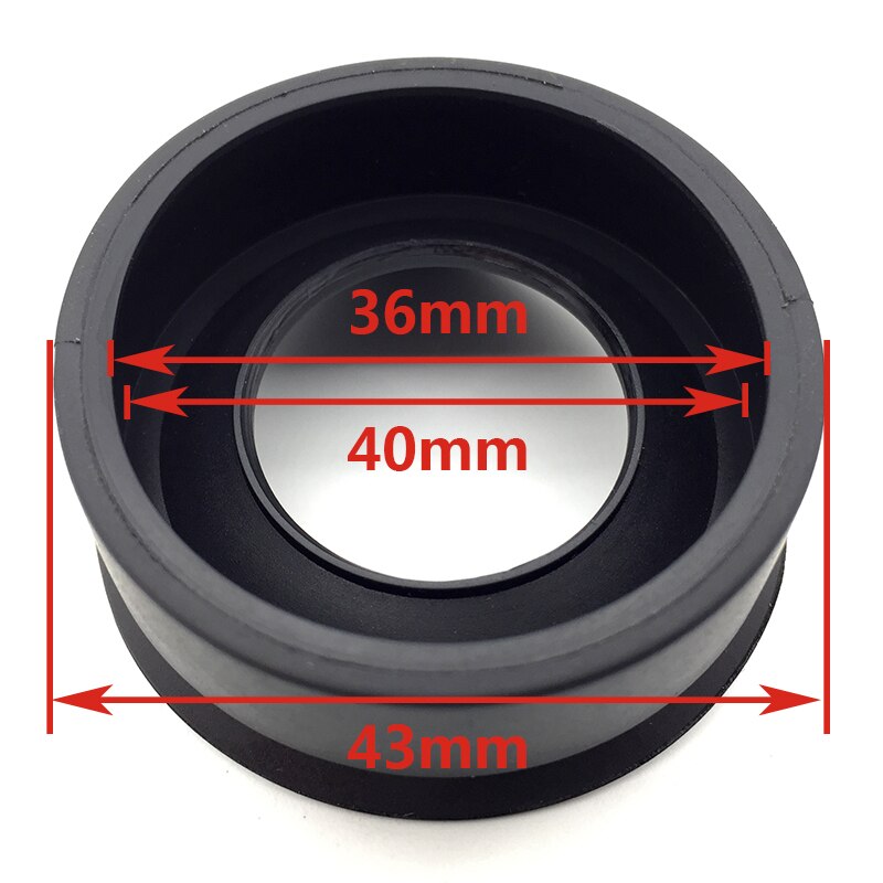 Ein Paar Fernglas Gummi Auge Tassen Auge Wachen Kappen Innen Durchmesser 40 mm für Mikroskop Okular Teleskope Gummiaugenmuscheln