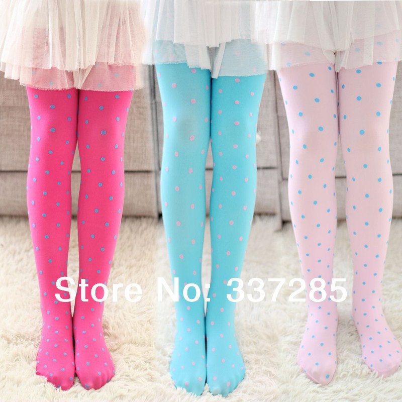 Collants en velours pour filles