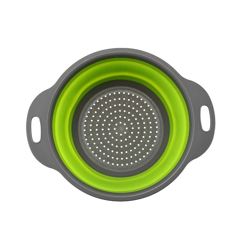 Passoire rétractable pliable en silicone au-dessus de l'évier avec poignée, passoire pliable de cuisine, bols, panier de filtre à eau de vidange: Multi