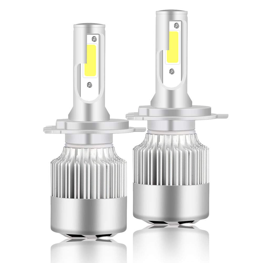 MINI H4 LED Koplampen, HB2 9003 CSP Chips Conversion Kit HI-LO Beam Lampen 6000 K, zeer Doordringende Licht (EEN Paar)