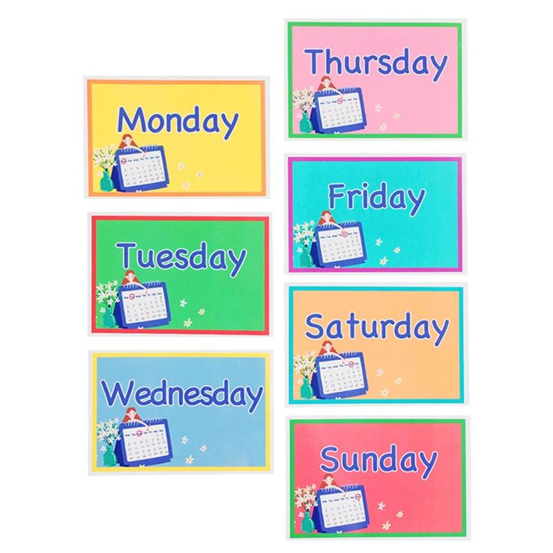 English Words Puzzle Early Learing Flash Card Educational Toys For Baby English Word Weekly Training Card Pocket Card