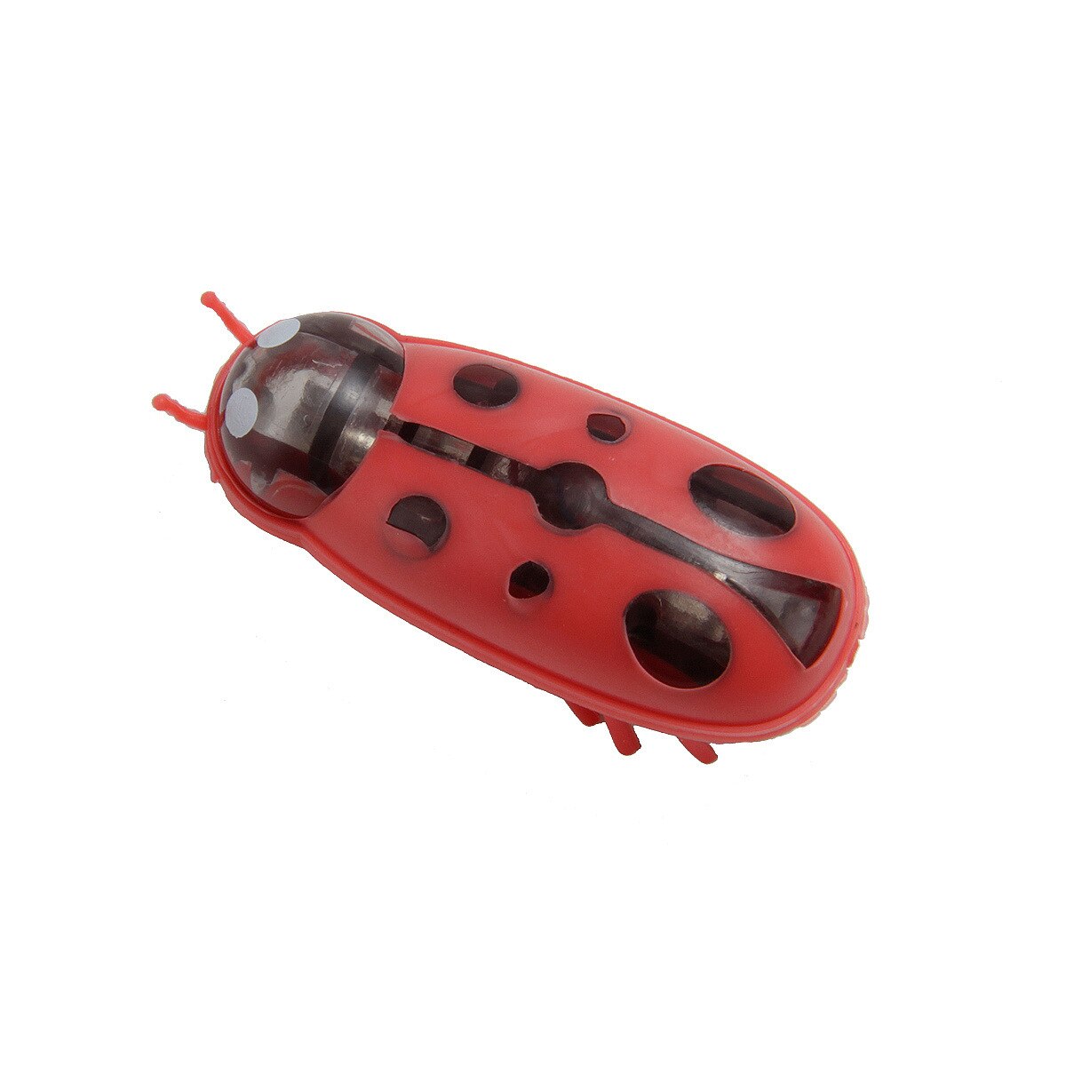 Jouet électrique à bascule automatique pour animal de compagnie, jouet à piles, amusant et vibrant, disponible en plusieurs couleurs: Ladybug Red Black