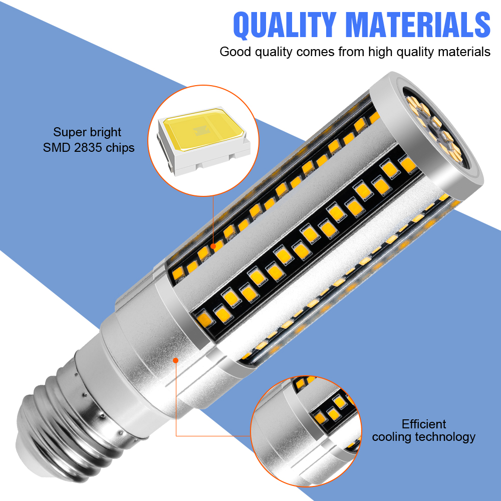 Birne 15W 20W LED Energiesparlampe E27 Mais Licht 85-265V Super Helle Flutlicht FÜHRTE Hause Keller Lager Beleuchtung Ampulle