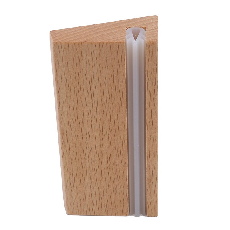 Wooden Menu Card Stand Acrylic Poster Photo Picture Frame Acrylic Price Tag Display Rack Table Label Holder