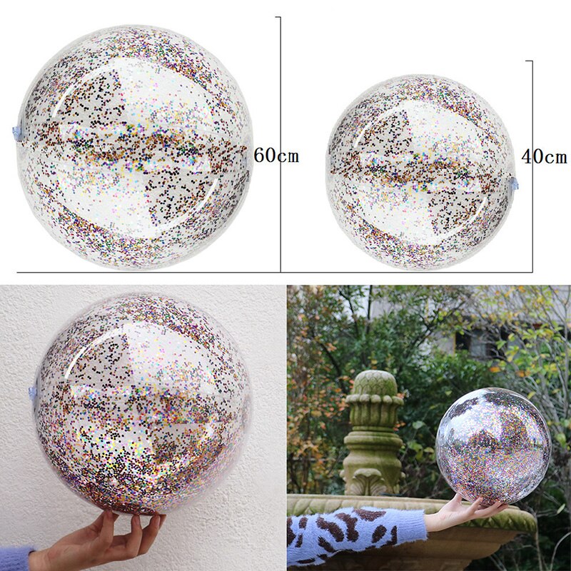 Roman Kinder Spaß Spielzeug Pailletten Aufblasbare Ball Ballons Schwimmen Pool Spielen Party Wasser Spiel Strand Sport Bälle Kid Spielzeug k