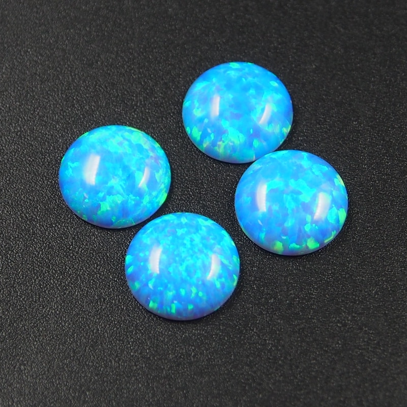 Blue Opal cabochon Kralen steen Opaal 6mm cabochon voor ring maken