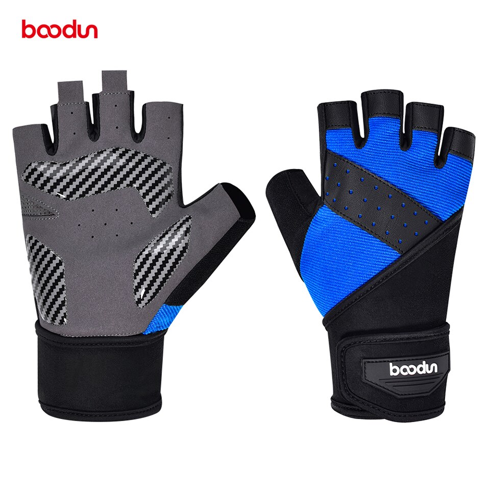 Boodun – gants de gymnastique, protection de la paume des mains, avec enveloppe de poignet, Crossfit, musculation, levage de poids