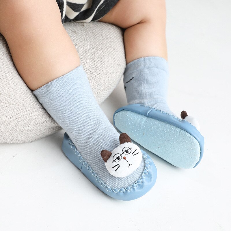 tricot fait à la main dessin animé polaire neige bottes pour bébé fille garçon anti-silp Prewalker chaussons bébé chaussures 0-24 mois