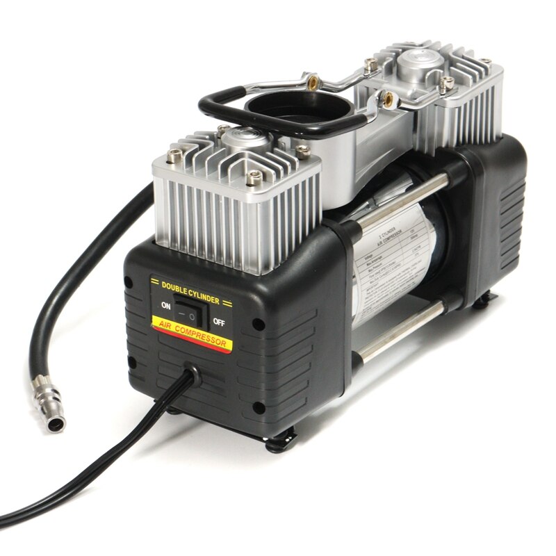 150 psi 60l 12v luftkompressor 150 psi 4wd bildekk inflator pumpe bærbart sett trykkpumpe dobbel sylinder trykkpumpe verktøysett