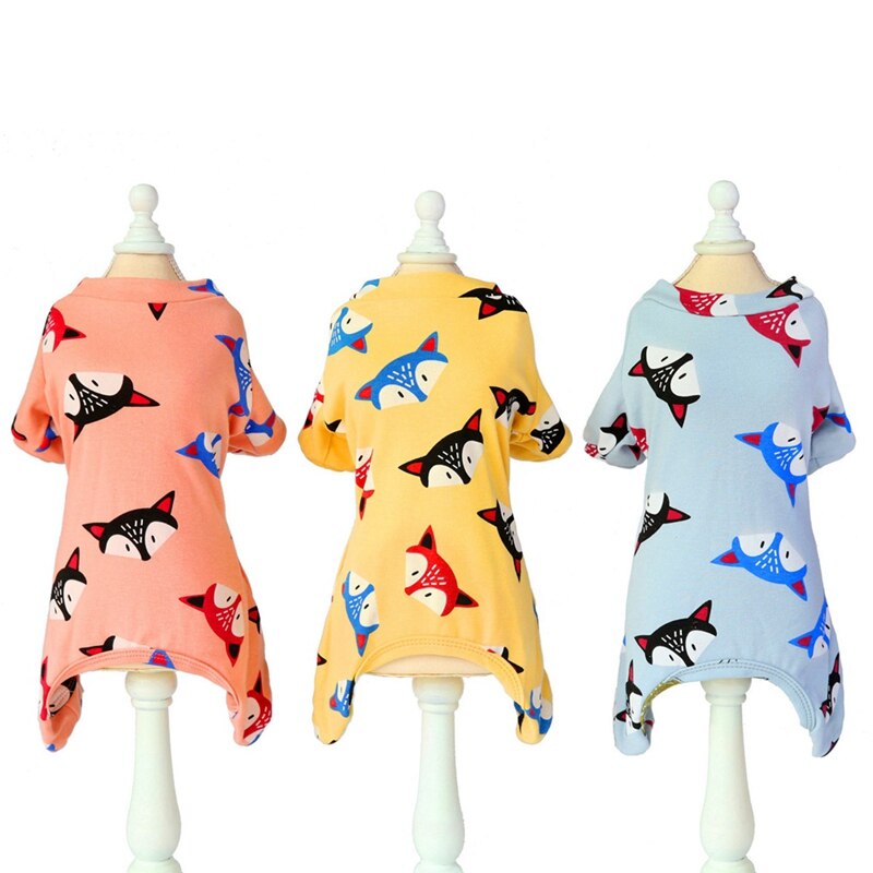 Pyjama Voor Kleine Honden Honden Kat Kleding Puppy Jumpsuit Voor Hond Jas Voor Chihuahua Pomeranian Honden Leuke Print Kleding shirt!