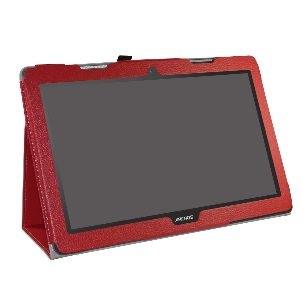 Archos 133 Oxygen Case,Mama Mouth PU Leather Folio 2-folding Stand Cover with Stylus Holder for 13.3" Archos 133 Oxygen Tablet