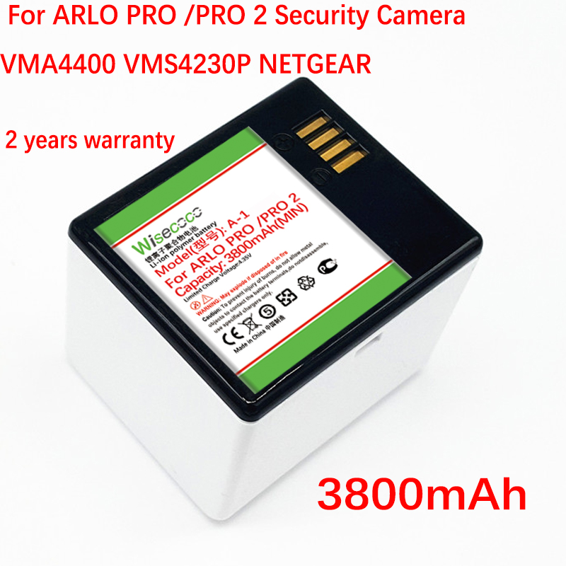 High Capacity A-1 Battery For ARLO PRO /PRO 2 Security Camera VMA4400 VMS4230P NETGEAR Camera