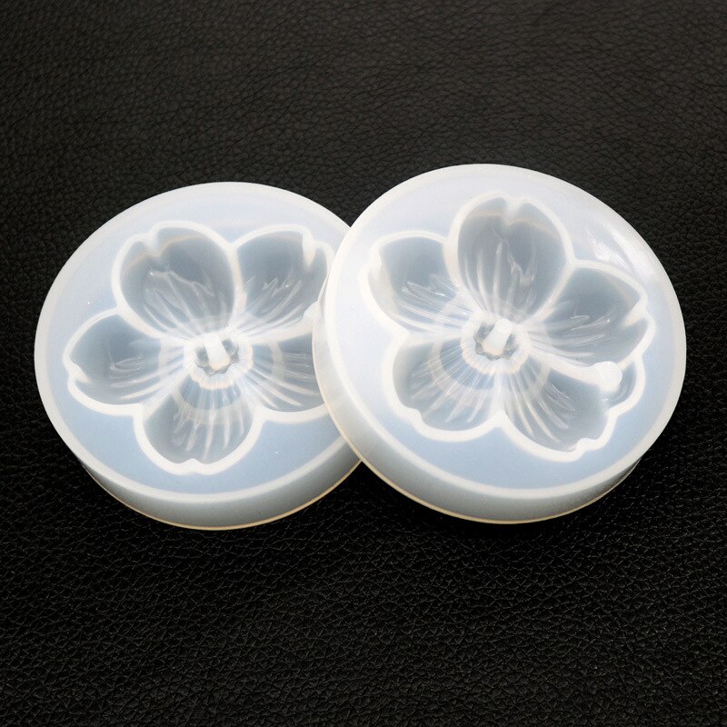 Sakura Silicone Mold Big Cherry Blossom Mold Flower Charm DIY Floral Mold Resin Art Supplies Silicone Mold for Resin