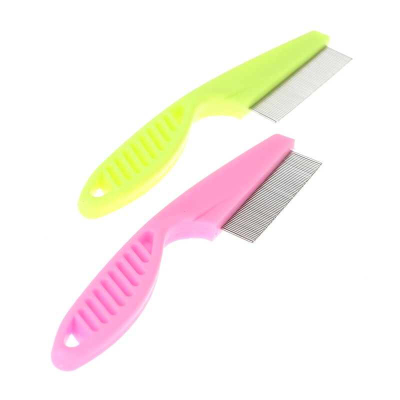 Protect Flea Comb For Cats Dogs Pet Stainless Steel Comfort Flea Hair Grooming Tools Deworming Brush Short Long Hair Fur Remove