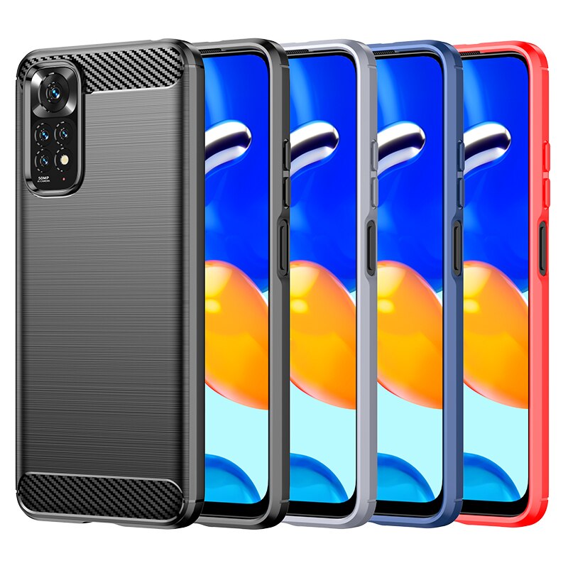 Dla Xiaomi Redmi Note 11 globalna obudowa z włókna węglowego dla Xiaomi Redmi Note 11 globalna obudowa dla Redmi Note 11 Pro 5G globalna