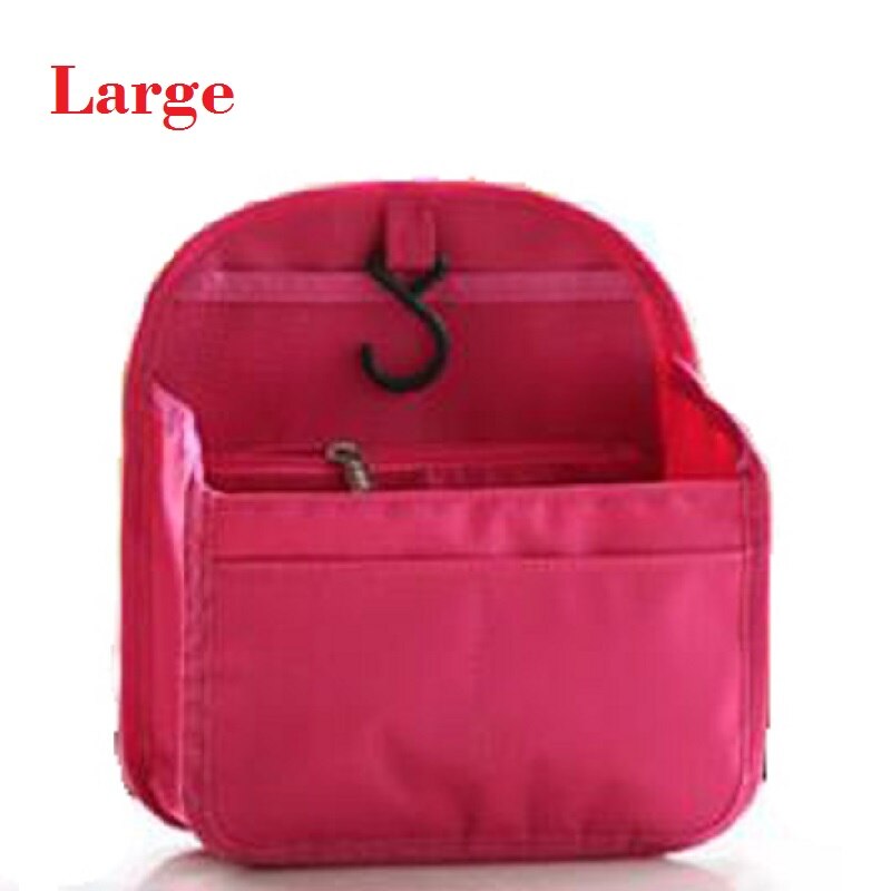 Waterproof Backpack Organizer Insert Ultra-Light Backpack Purse Organizer Bag Organiser Diaper Bag Gadget Organization: Rose Large