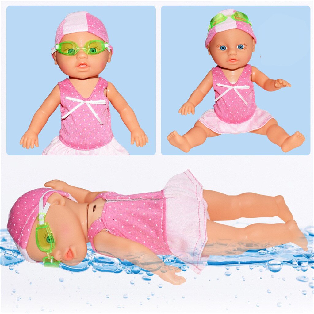 Water Fun Zwembad Voor Waterdichte Elektrische Pop Beste Cadeau Speelgoed Voor Kinderen: A