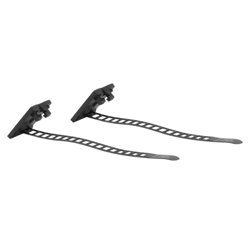 60Pcs Black Sticky Adjustable Wire Ties Cable Clips Clamp Plastic Self Adhesive Cable Ties Fix Holder Clips