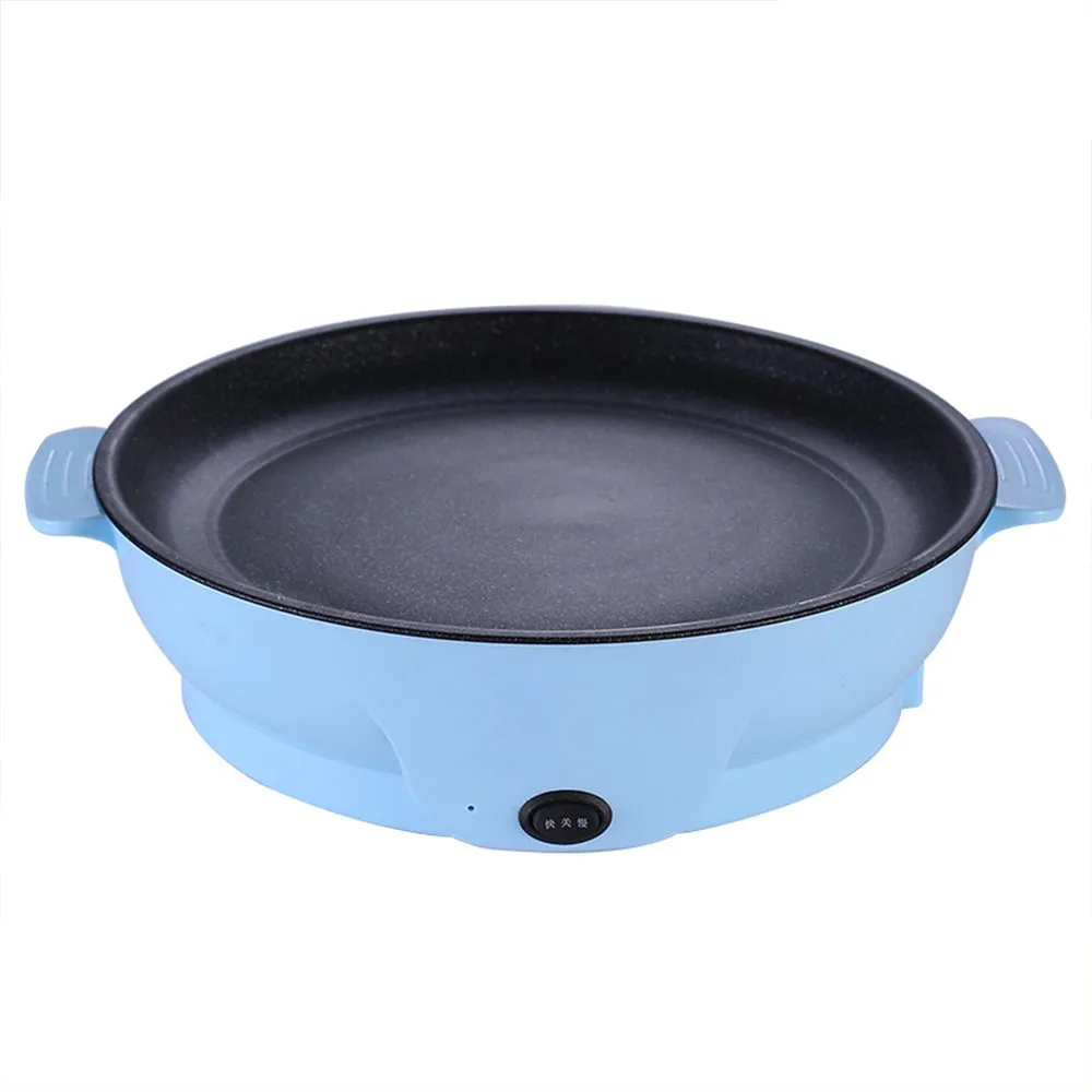 220v multifunktion ale elektrische Bratpfanne Pfanne nicht klebriger Grill Braten Braten Bratpfanne Kocher Steak Grill Kochen Küchen werkzeug