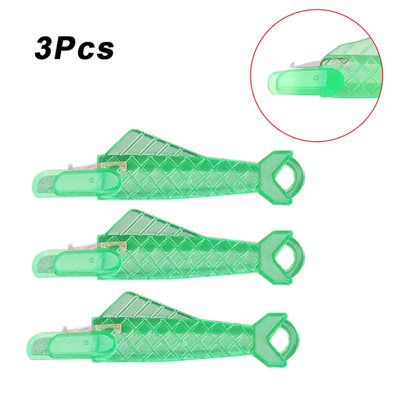 Quick Needle Threader Sewing Machine 1/3/5 Pcs Needle Threader Needle Changer Stitch Insertion Tool Threader Sewing Accessories: 3PCS green