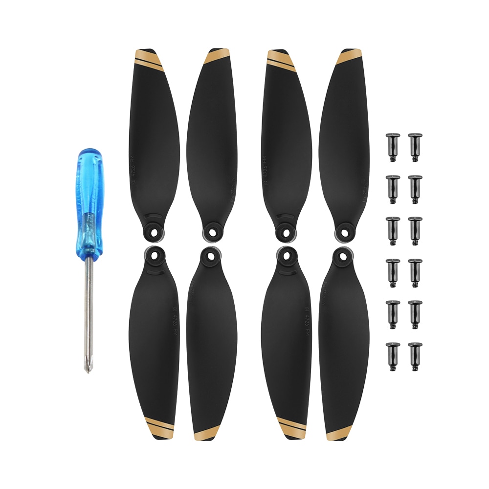 4726 Propeller Props Blade Replacement for DJI Mini 2/SE Drone Light Weight Wing Fans Spare Parts for mini 2/SE Accessory: Golden 2 pair