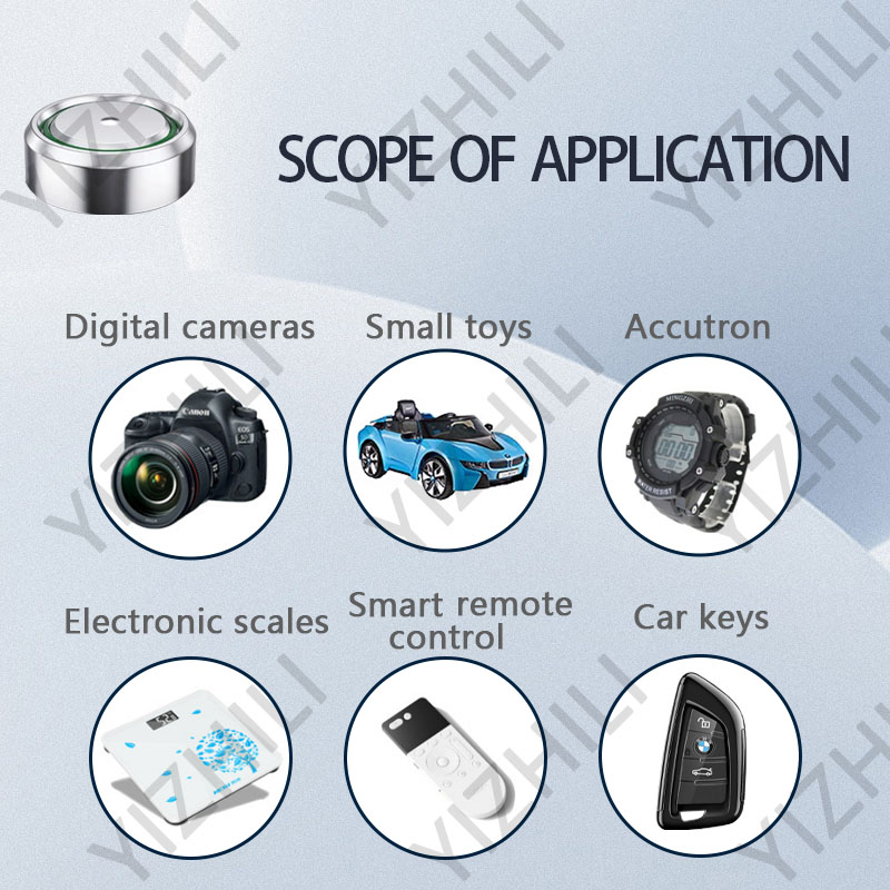 Bateria alcalina do botão do manganês do lítio, 3V, chave do controle remoto do carro, baterias do relógio eletrônico, CR2450