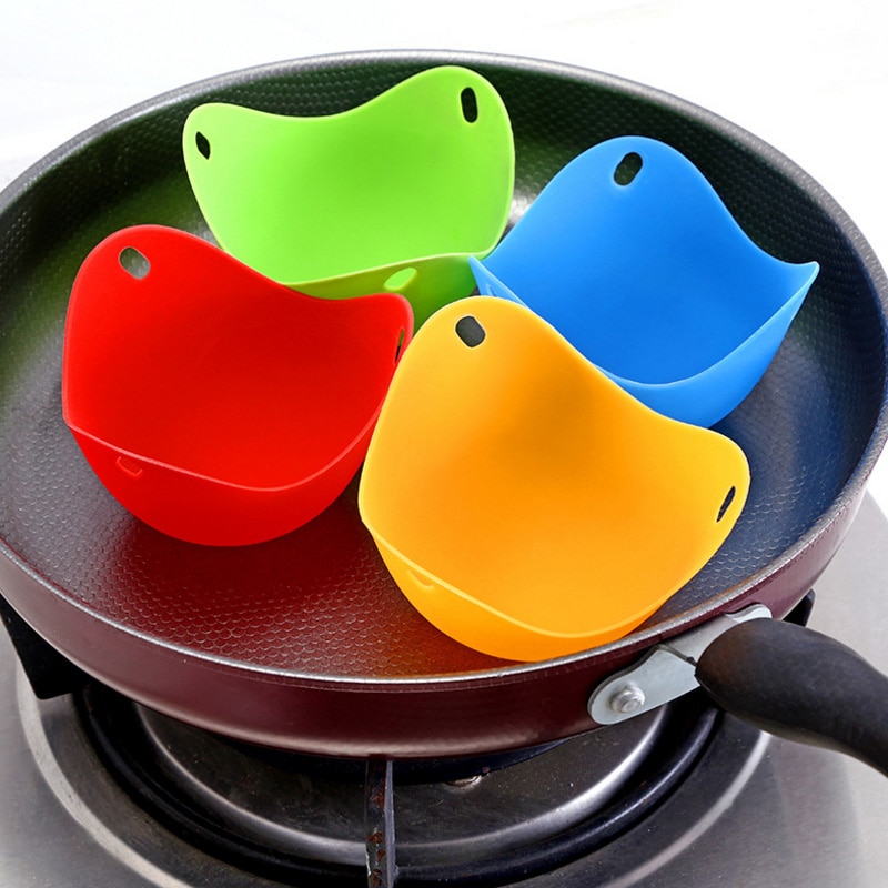 1 Uds. Huevera de silicona de gran , recipiente para cocinar, cocina, utensilios de cocina, cazuela para hornear escalfada 8